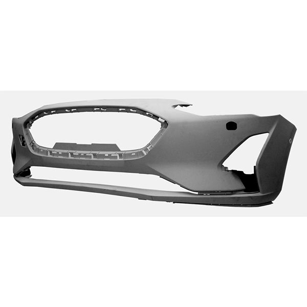 Fits Ford Focus 2018-2023 Front Bumper Primed & Park Assist - image 2