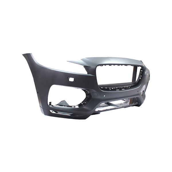 Fits Jaguar F-Pace 2015-2023 Front Bumper Primed With Lampwash And Pdc - image 2