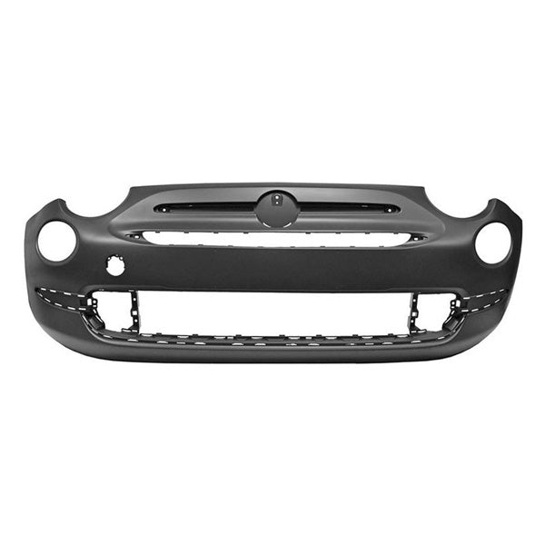 Fits Fiat 500 500C 2008-2022 Front Bumper Lounge Primed & Moulding Holes - image 2