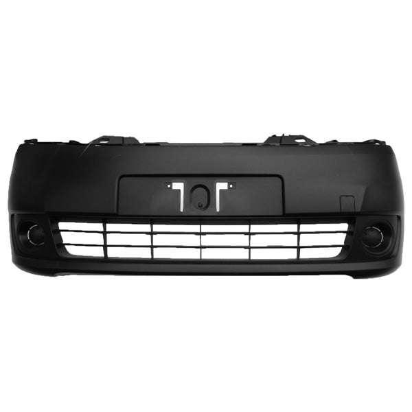 Fits Nissan Nv200 2010-2015 Front Bumper Black No Fog Lamp Holes - image 2