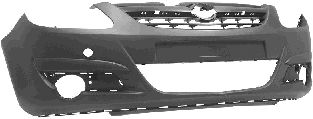 Fits Vauxhall Corsa 2006-2014 Front Bumper 3 & 5Dr 1 Piece Bumper Not Vxr Models - image 2