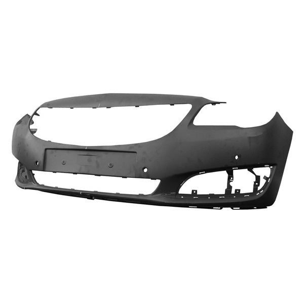 Fits Insignia 2008-2017 Front Bumper Primed & Pdc No Park Assist No Lamp Wash Holes - image 2