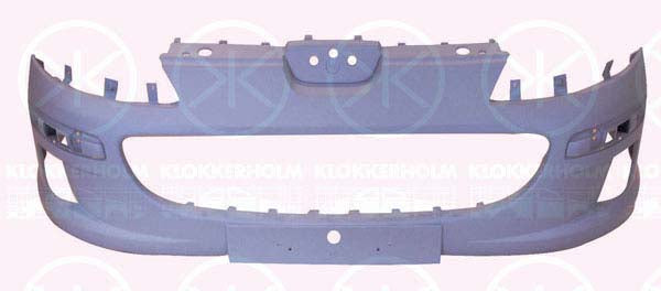 Fits Peugeot 407 407 Sw 2004-2011 Front Bumper No Pdc Or Lampwash Saloon - image 2