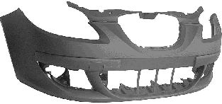 Fits Seat Altea Altea Xl Toledo 2004-2013 Front Bumper No Lamp Wash Holes - image 2
