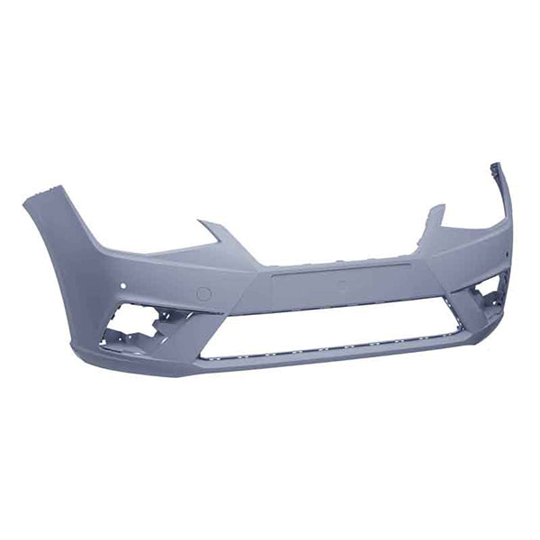 Fits Seat Ibiza 2017-2022 Front Bumper Primed With Fog Lights Without Pdc - image 2