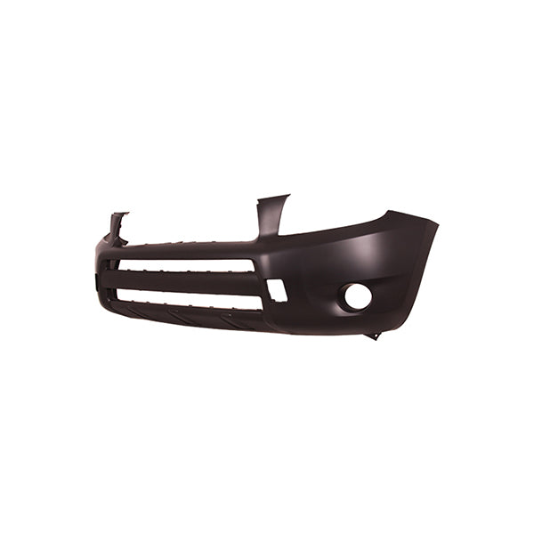 Fits Toyota 2006-2010 Front Bumper Primed & Round Fog Lamp Holes No Arch Trim Holes - image 2
