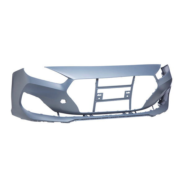 Fits Hyundai I30 I30 Fastback 2017-2023 Front Bumper Primed - image 2