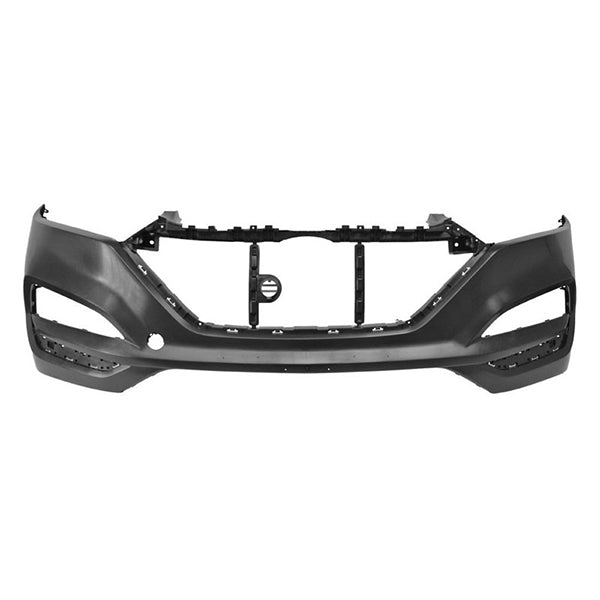 Fits Tucson 2015-2020 Front Bumper Non Primed & Cuting Marks Pdc & Lamp Wash - image 2