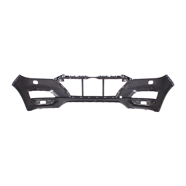 Fits Hyundai Tucson 2015-2020 Front Bumper Black With Lampwash With Pdc - image 2