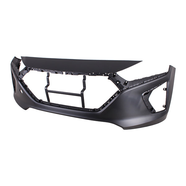 For Hyundai Ioniq Electric Ioniq Hybrid 2016-2019 Front Bumper No Pdc Primed Black - image 2