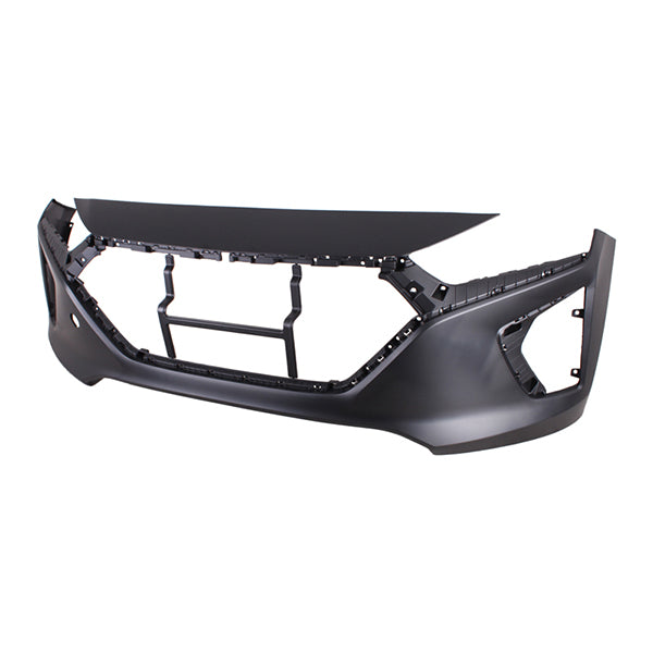 Fits Hyundai Ioniq Electric Ioniq Hybrid 2016-2019 Front Bumper No Pdc Primed Black - image 2
