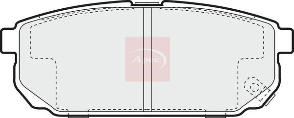 Apec Brake Pads Set PAD1331 - image 2