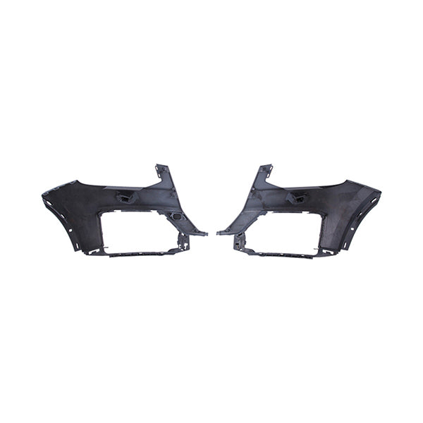 Fits Audi Q2 2016-2024 Os Front Bumper Primed Corner No Pdc & Lamp Wash Holes - image 2