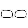 Fits Citroen C3 Aircross 2017-2023 Fog Lamp Moulding Set Aircross Matt Black 2Pcs thumbnail