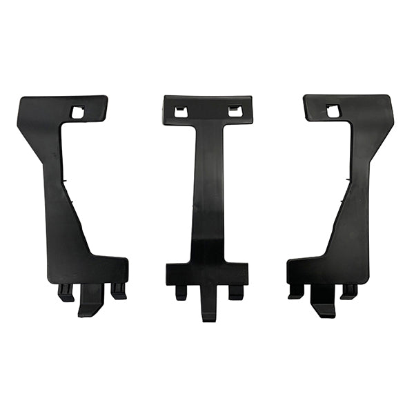 Fits Renault Captur 2013-2021 Front Bumper Centre Air Guide Set 3Pcs - image 2