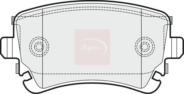 Apec Brake Pads Set PAD1529 - image 2