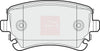 Apec Brake Pads Set PAD1529 thumbnail