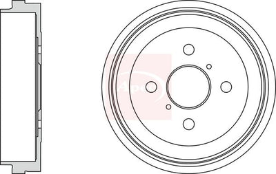 Apec Brake Drum DRM9998