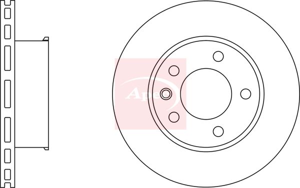 Apec Brake Disc DSK2934 - image 2