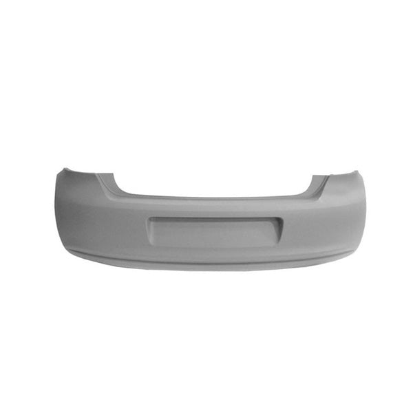 Fits VW Polo Hatch 2009-2016 Rear Bumper Primed Door No Pdc No Exhaust Trim Holes - image 2
