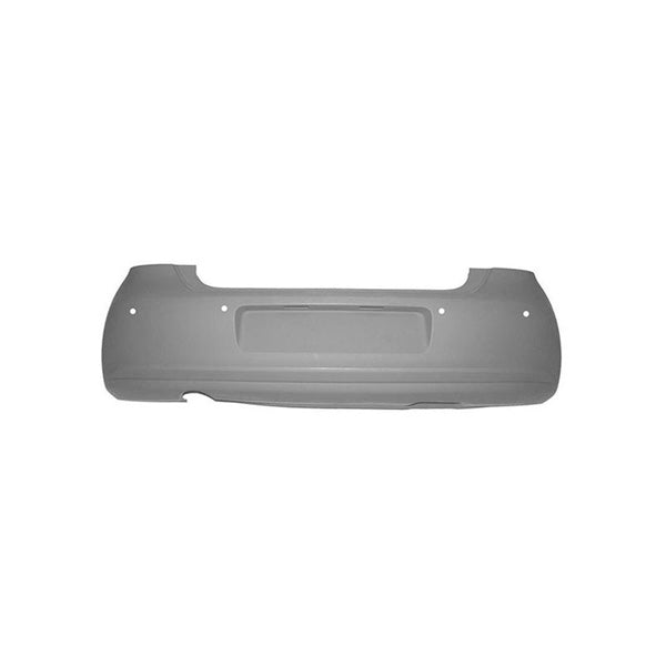 Fits VW Polo Hatch 2009-2016 Rear Bumper Primed Door & Pdc & Exhaust Trim - image 2
