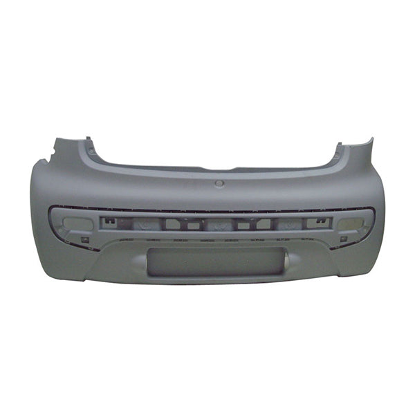 Fits Citroen Peugeot C1 107 2005-2014 Rear Bumper Primed - image 2