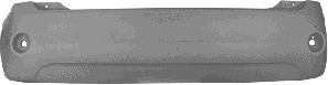 Fits Ford Fiesta 2002-2009 Rear Bumper 1 Piece Primed Round Reflector Type - image 2