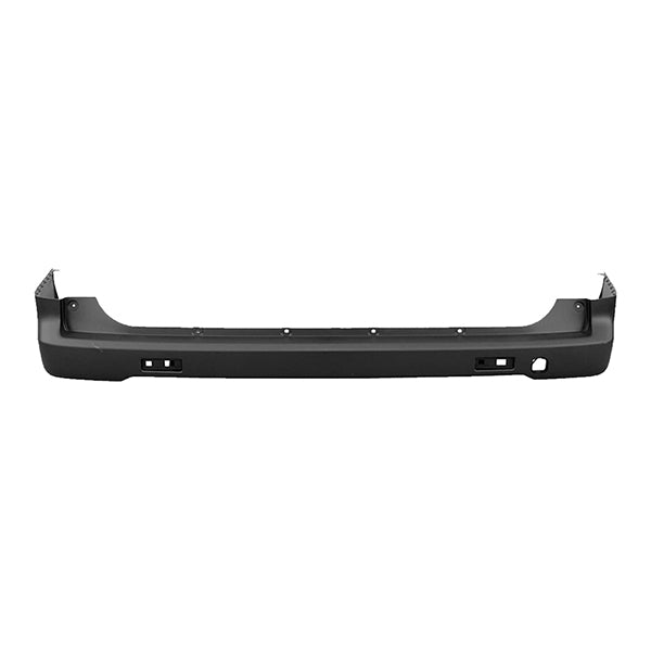 Fits Nissan Nv200 2014-2018 Rear Bumper Black Incl Refelctor Holes - image 2