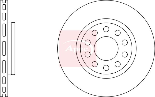 Apec Brake Disc DSK2519 - image 2