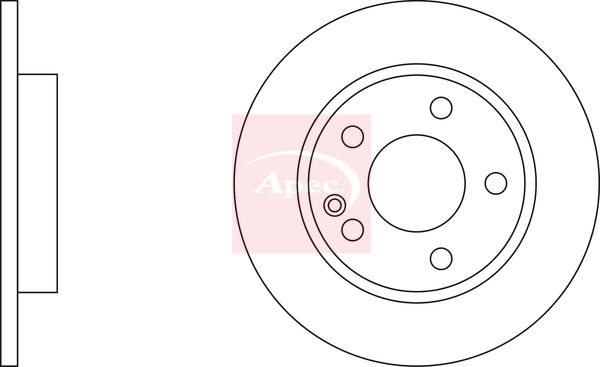 Apec Brake Disc DSK800 - image 2