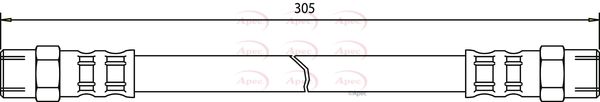 Apec Brake Hose HOS3184 - image 2