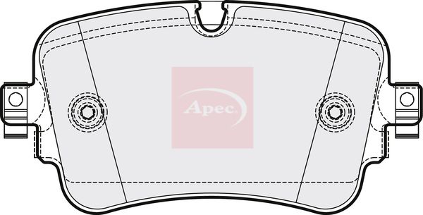 Apec Brake Pads Set PAD2094 - image 2