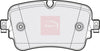 Apec Brake Pads Set PAD2094 thumbnail