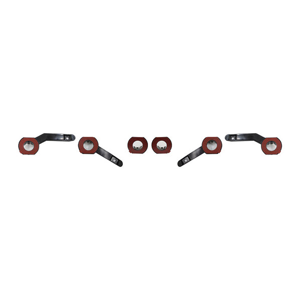 Fits BMW 3 Series 2012-2017 Rear Bumper Parking Sensor Bracket Kit 6Pcs - image 2