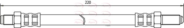 Apec Brake Hose HOS3374 - image 3