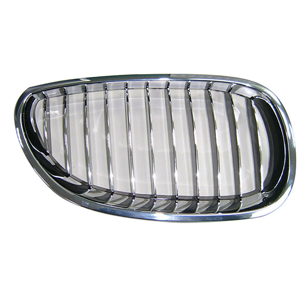 Fits BMW 5 Series 2003-2010 Os Front Grille Chrome - image 2