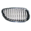 Fits BMW 5 Series 2003-2010 Os Front Grille Chrome thumbnail