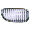 Fits BMW 3 Series 2005-2012 Os Front Radiator Grille Chrome Frame & Chrome Slats thumbnail