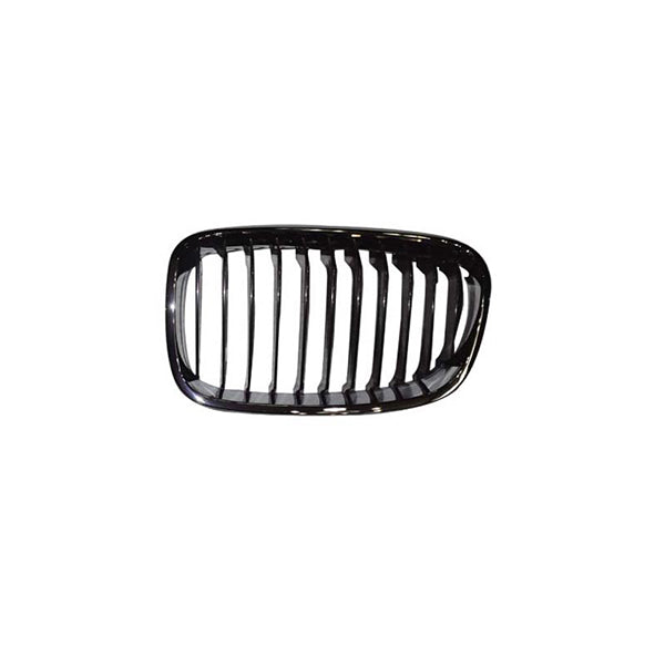 Fits BMW 1 Series 2011-2016 Front Radiator Grille Black Inc Chrome Moulding Left - image 2