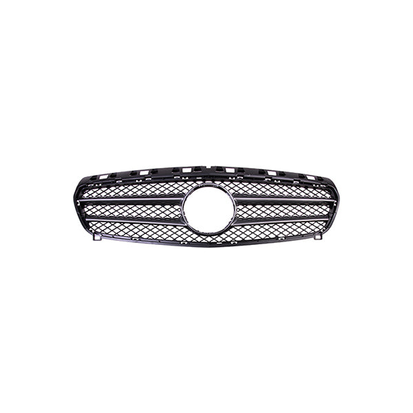 Fits Mercedes A Class 2012-2018 Radiator Grille & Silver Grey Mouldings - image 2