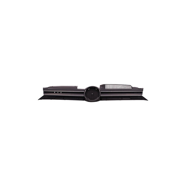 Fits VW Golf Golf Cabriolet 2004-2015 Radiator Grille Black & Chrome Strips - image 2