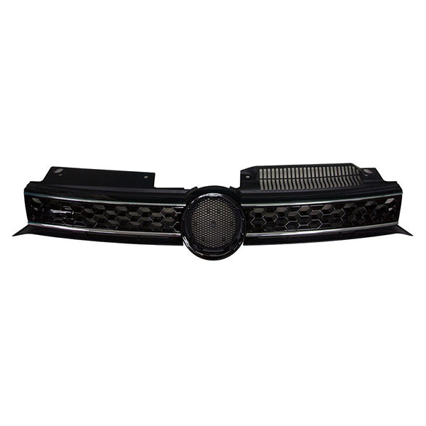 Fits VW Golf Golf Cabriolet 2009-2015 Radiator Grille & Chrome Trim - image 2