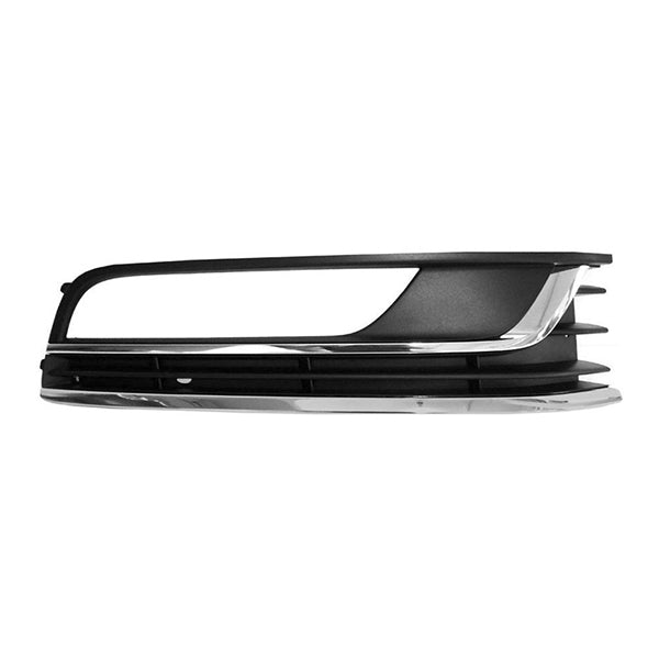 Fits VW Passat 2010-2014 Os Front Bumper Grille & Chrome Moulding - image 2