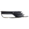 Fits Audi A3 2013-2020 Ns Front Bumper Grille & Fog Lamp Hole & Chrome Moulding thumbnail