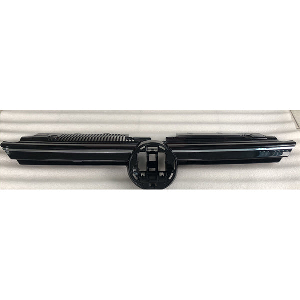 Fits VW Golf 2020-2022 Front Bumper Main Grille Chrome/Black - image 2