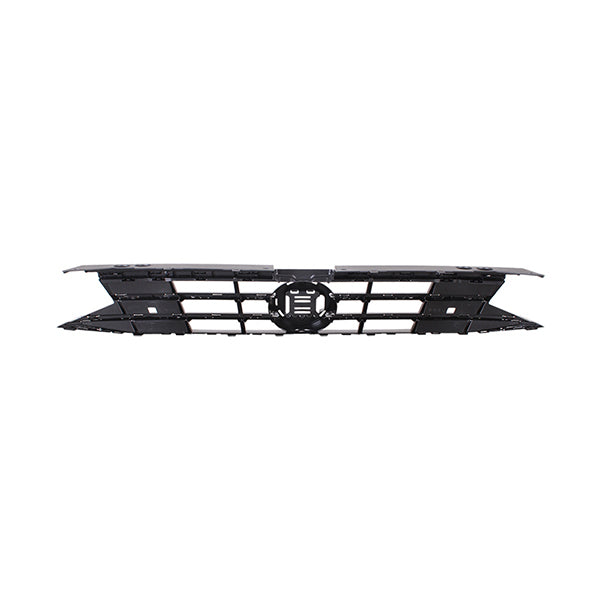 For VW Tiguan 2016-2024 Radiator Grille Black Inc Chrome Mldgs - image 2