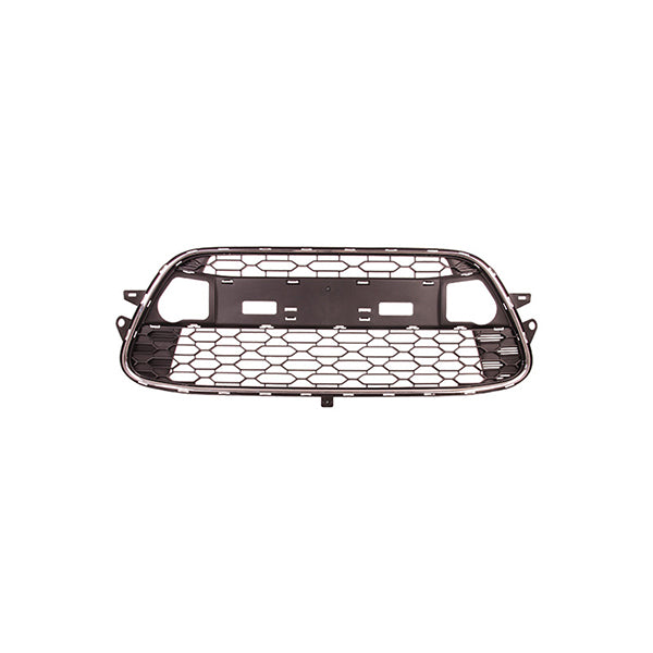 Fits Citroen C3 2009-2015 Front Bumper Centre Grille Sports Models Black - image 2
