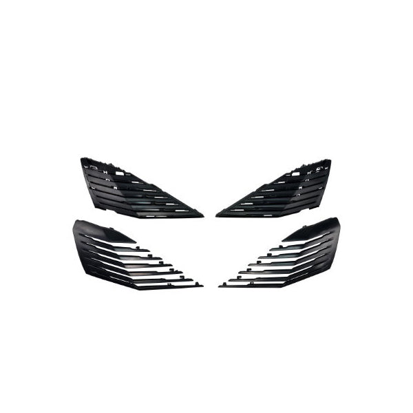 Fits Peugeot 3008 5008 508 Fastback 2016-2024 Front Bumper Grille Mouldings 4Pcs - image 2