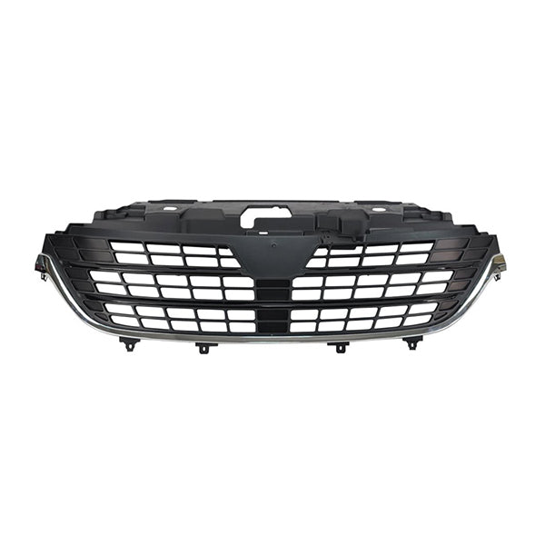 Fits Renault Trafic 2014-2019 Front Bumper Main Grille Black Chrome - image 2