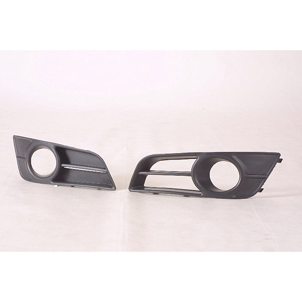 Fits Toyota Corolla 2001-2006 Os Front Bumper Grille Hatchback Black & Fog Lamp Holes - image 2